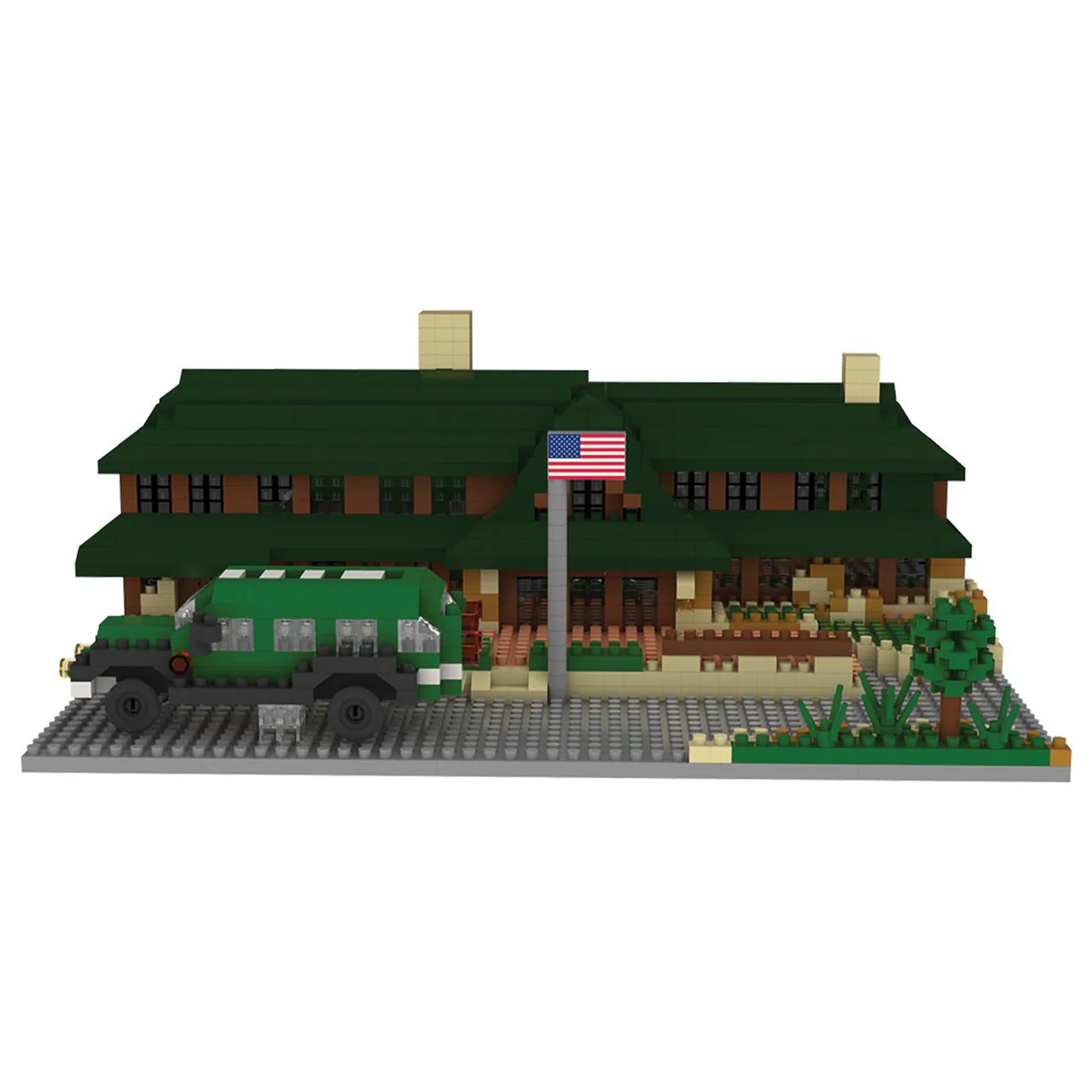 Bryce Canyon Lodge and Green Bus - Image 3