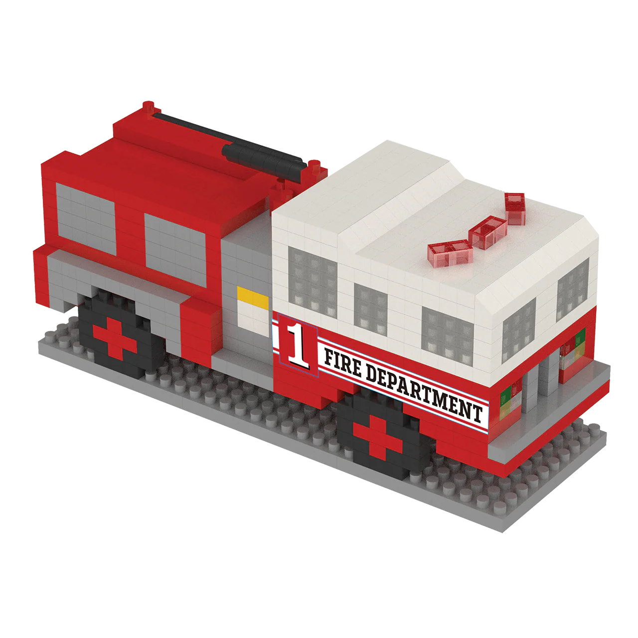 Fire Truck Mini Block Set - Image 7