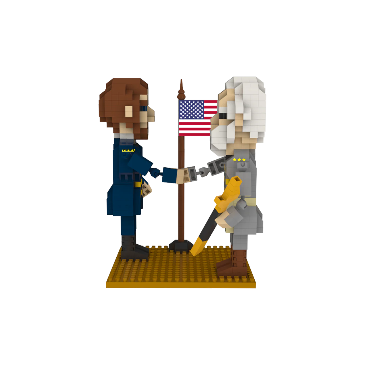 Lee and Grant's Peace Treaty Handshake - Image 5