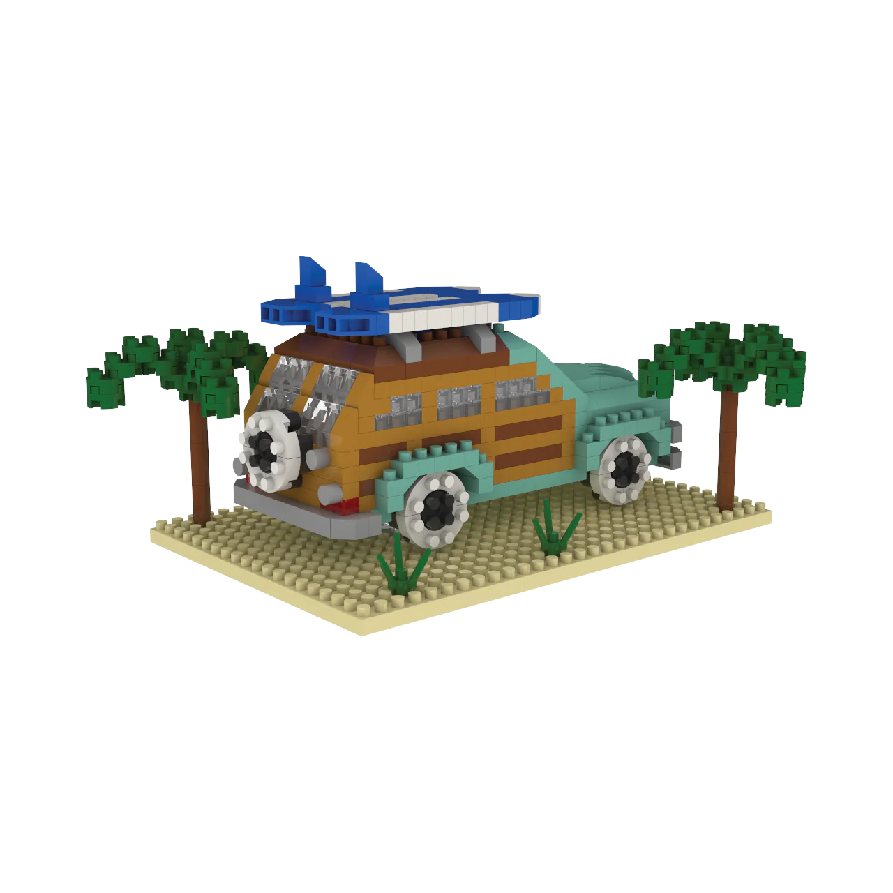 Woody Wagon with Surfboard - Image 4