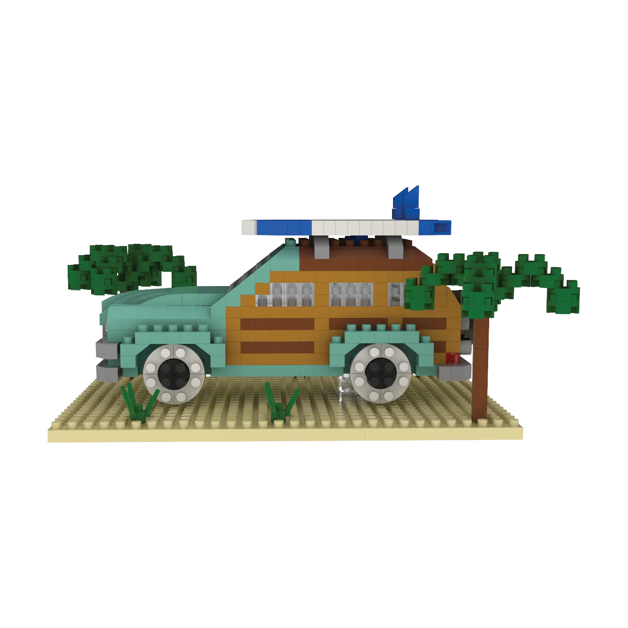 Woody Wagon with Surfboard - Image 6