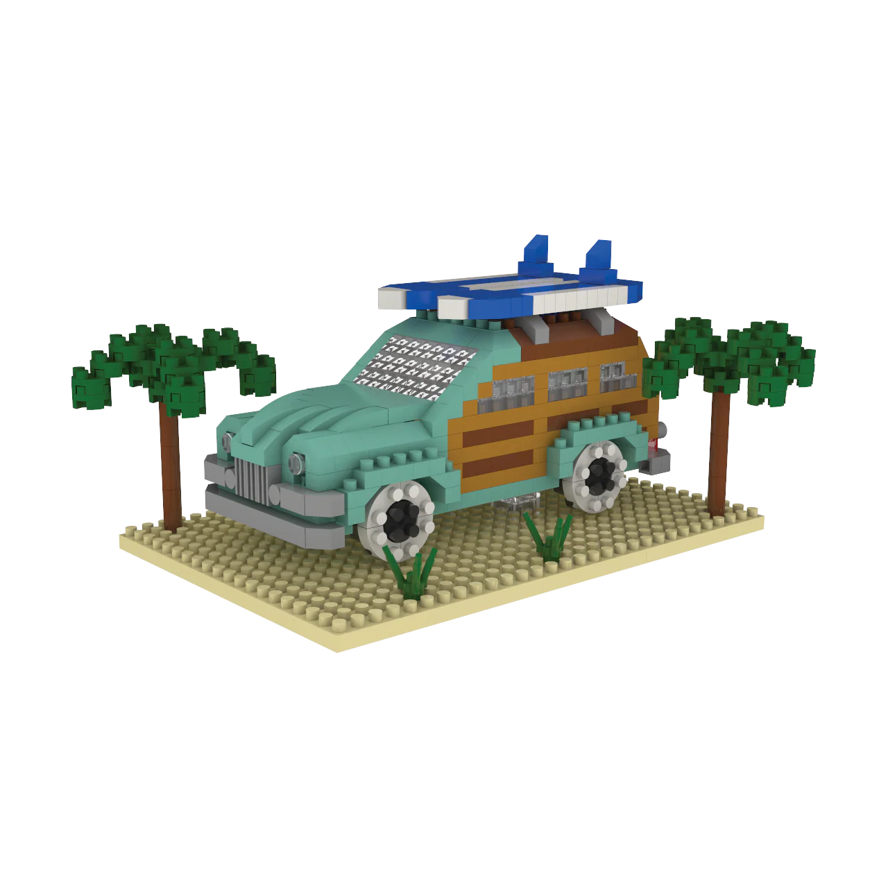 Woody Wagon with Surfboard - Image 7